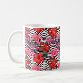 Mug de café imprimé tropical (Gauche)