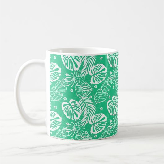 Mug de café imprimé tropical (Gauche)