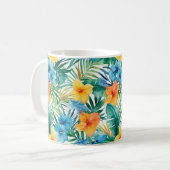 Mug de café imprimé tropical (Devant gauche)