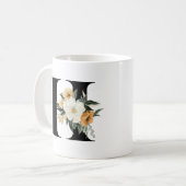 Mug de café initial Monogramme H (Devant gauche)
