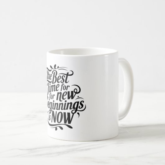 Mug de café inspirant (Devant droit)