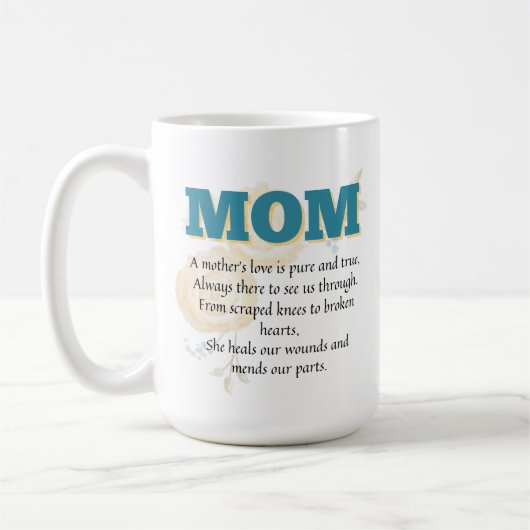 Mug de café inspirant pour les mamans (Gauche)