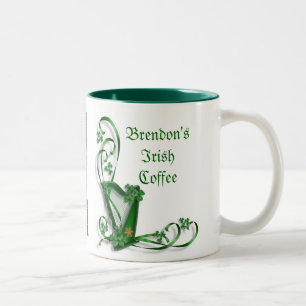 Mug de café irlandais Personnalisé celtique