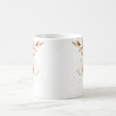 Mug de café ivoire floral (Centre)