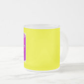Mug de café jaune (Devant droit)