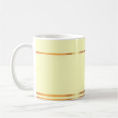 Mug de café jaune et or (Gauche)