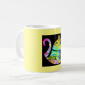 Mug de café jaune mellow (Devant gauche)