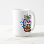 Mug de café Joyeuses Pâques - Bénédictions de Pâqu (Devant droit)