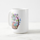 Mug de café Joyeuses Pâques - Bénédictions de Pâqu (Devant gauche)
