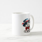 Mug de café Joyeux 4 juillet chat mignon (Devant droit)