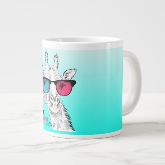 Mug de café Jumbo {beFragrant} (Devant droit)