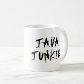Mug de café Junkie Java (Devant droit)