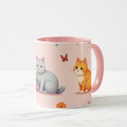 Mug de café Kitty Cat (Devant droit)