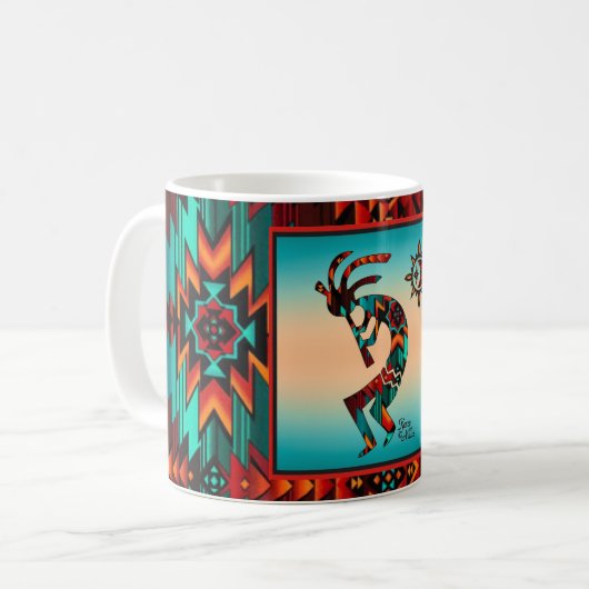 Mug de café Kokopelli Sud-Ouest (Devant gauche)
