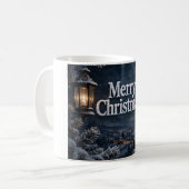 Mug de café Lanternes Joyeux Noël (Devant gauche)