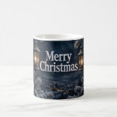 Mug de café Lanternes Joyeux Noël (Centre)