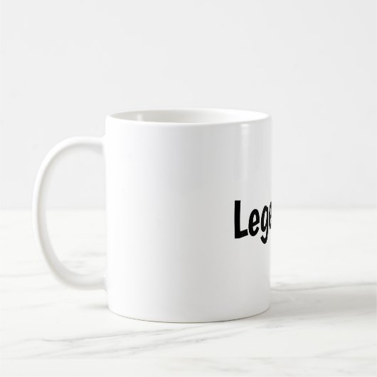 Mug de café légendaire (Gauche)