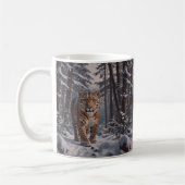 Mug de café Leopard d'hiver (Gauche)