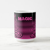 Mug de café Magic Mushroom morphing géométrique. (Centre)