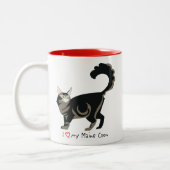 Mug de café Maine Coon (Gauche)