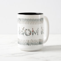 Mug de café "Mama" aux fleurs - Simple et Elegan