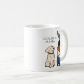 Mug de café Mama Reriever (Devant droit)