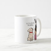 Mug de café Mama Reriever (Devant droit)