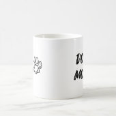 Mug de café maman chien - Blanc (Centre)