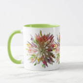 Mug de café - maman d'araignée blanche peinte (Gauche)