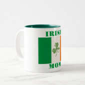 Mug de café maman irlandaise (Devant gauche)
