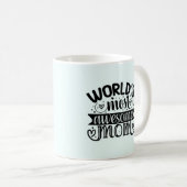 Mug de café maman la plus géniale au monde (Devant droit)