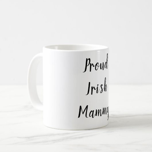 Mug de café Mammy irlandaise (Devant gauche)