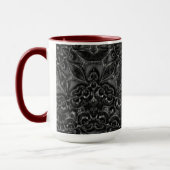 Mug de café Mandala au charbon de bois (Gauche)