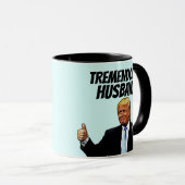 MUG DE CAFÉ MARI, DONALD TRUMP (Devant droit)