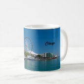 Mug de café marine Pier (Devant droit)