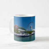 Mug de café marine Pier (Devant gauche)