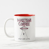 Mug de café martien - Il faut du café (Gauche)