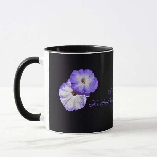 Mug de café mauve d'amitié (Gauche)