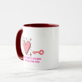 Mug de café mignon d'amour (Devant gauche)
