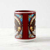 Mug de café mignon St. Bernard (Centre)