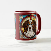 Mug de café mignon St. Bernard (Devant droit)