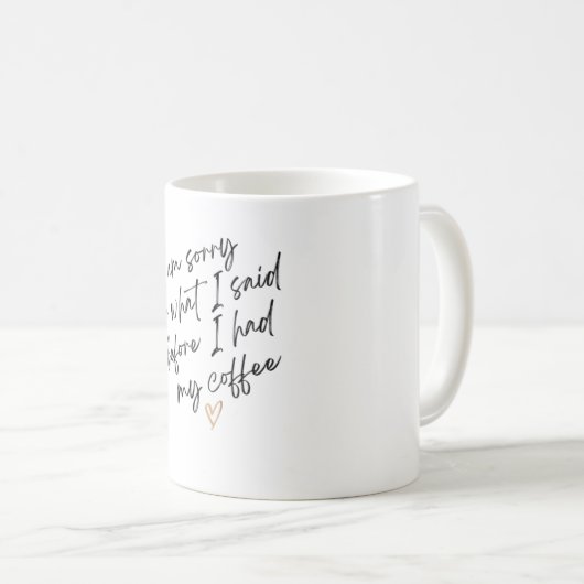 Mug de café moderne (Devant droit)