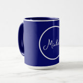Mug de café monogramme (Devant gauche)