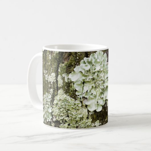 Mug de café Mossy Chêne tronc (Devant gauche)