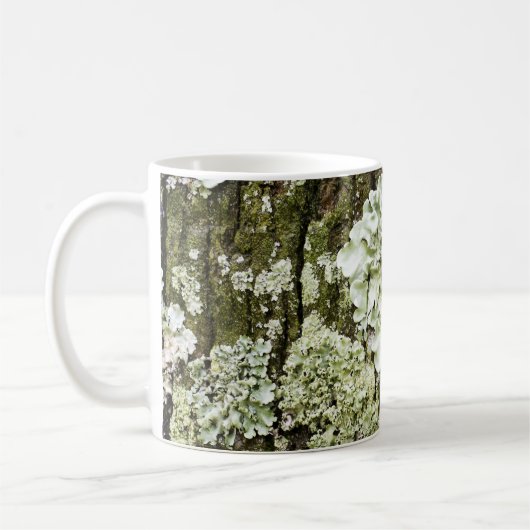 Mug de café Mossy Chêne tronc (Gauche)