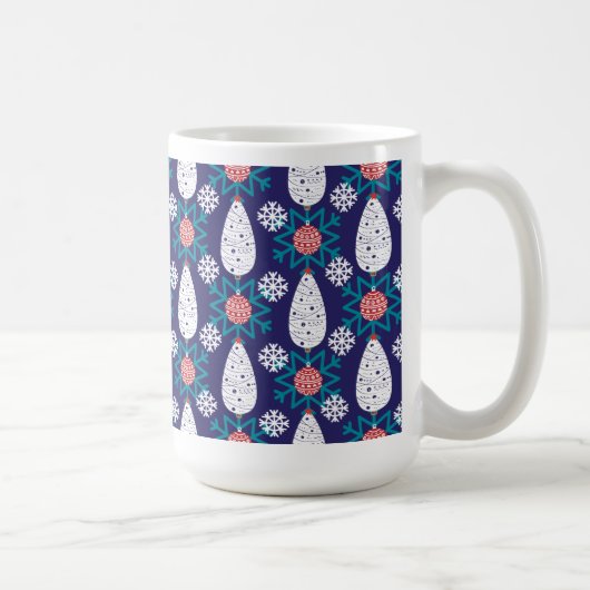Mug de café Motif à la neige (Droite)