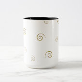 Mug de café Motif à spirale minimale (Centre)