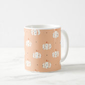 Mug de café Motif Citrouille Abstrait (Devant droit)