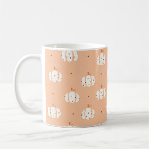 Mug de café Motif Citrouille Abstrait