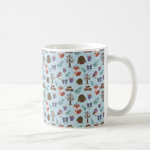 Mug de café Motif d'hiver